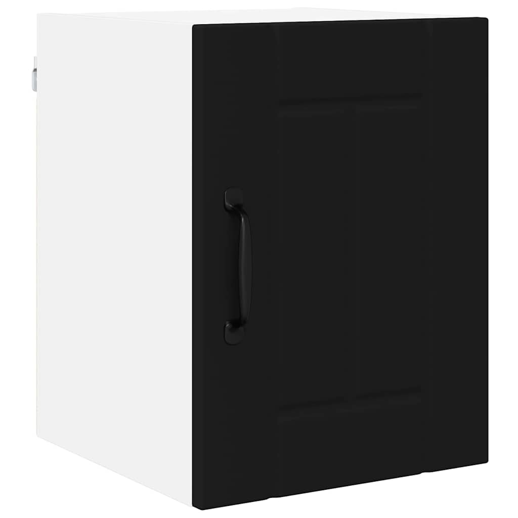 Küchenhängeschrank 2 pcs Schwarz 30 x 31 x 40 cm Holzwerkstoff